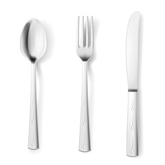 Cutlery fork spoon knife