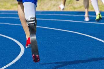 handicapped sprinter