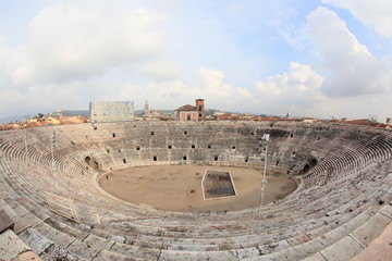 ancient arena of Verona, Italy