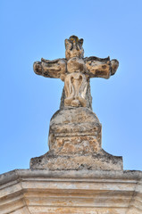 Fototapeta na wymiar Kościół Matki Bożej z Góry Karmel. Ostuni. Puglia. Włochy.