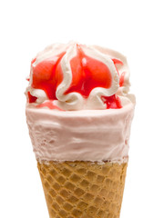 ice cream isolated on white background