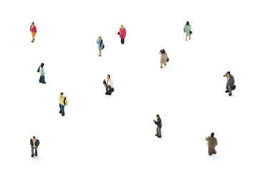群衆の人形