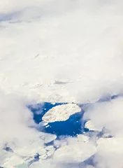 Papier Peint photo Arctique sheet of ice floating on the arctic ocean