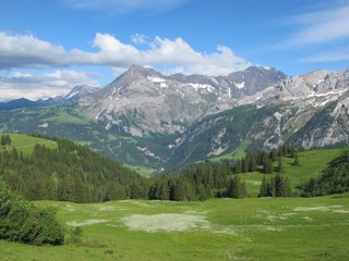 Landscape in the Swiss Alps