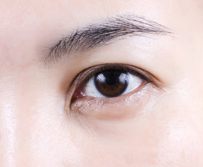 Obraz premium Close up woman eye.