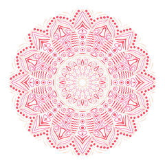 ornamental round lace pattern, circle background with many detai