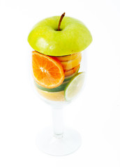 Fototapeta na wymiar fruit cocktail