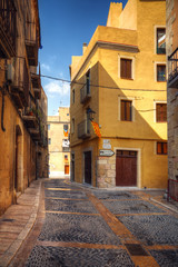 traditional old Spanish street