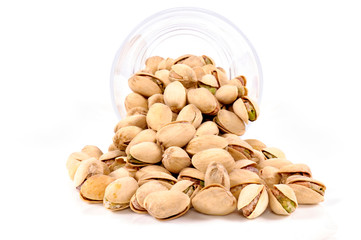 Splashed pistachios