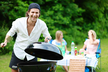 Grillparty bei Freunden