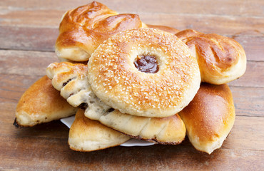 Appetizing baked house pies