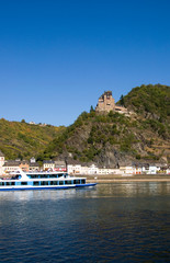 Naklejka premium Burg Katz - Loreley - Deutschland