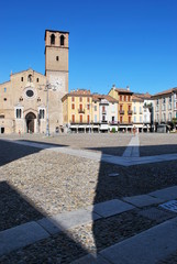 Cathedral church and square, Lodi, Italy