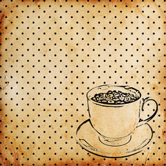 vintage coffee background