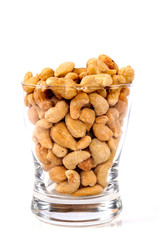 Cashewnuts in glass