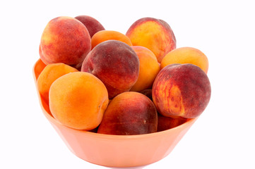 Nectarine in bowl