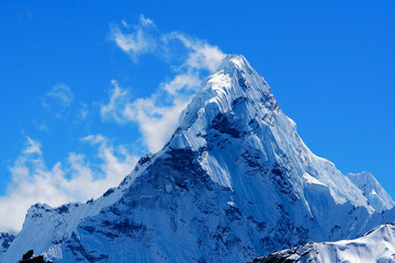 Nepal, Everest Region, Mt. Ama Dablam