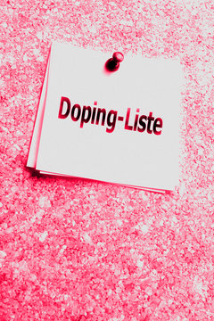 Dopingliste...