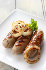 Griddled pork and sage sausages
