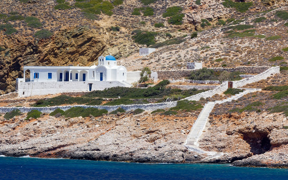 Beautiful chapel in Sifnos island, Cyclades, Greece