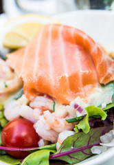 Fresh seafood salad