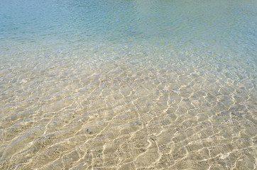 Mountain lake bottom
