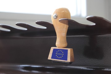 Stempel in Halterung EUROPA