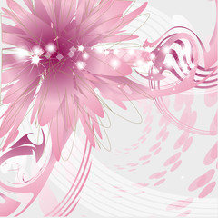 modern vector floral background