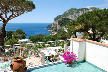 Capri, Balcony view