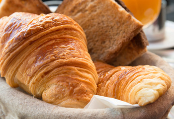 fresh croissant