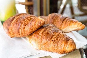 fresh croissant