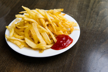 French fries potatoes