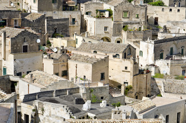 Fototapeta na wymiar Matera - miasto w południowych Włoszech.