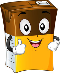 Chocolate Drink Mascot