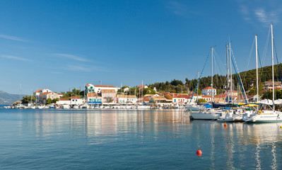 Fototapeta na wymiar Fiskardo na wyspie Kefalonia w Grecji