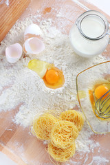 Baking ingredients for pasta