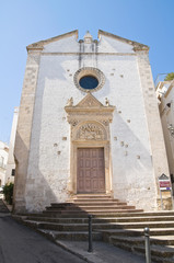 Fototapeta premium Church of Spirito Santo. Ostuni. Puglia. Italy.