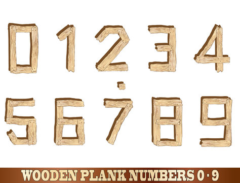 Wooden Plank Numbers