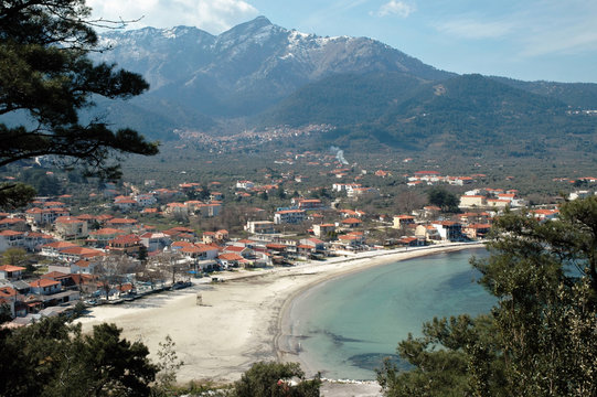 Village on the beach