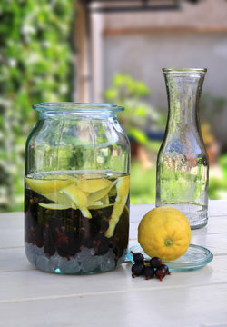 Ansatzlik&ouml;r aus Jostabeeren und Wodka