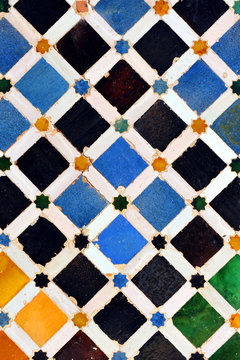 Azulejo de la Alhambra de Granada