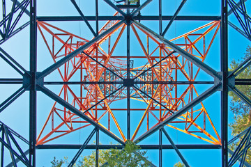 Poles electrical power lines