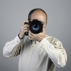 a man with photo camera