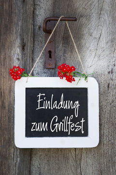 Einladung zum Grillfest