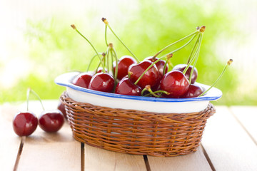 fresh cherries