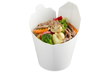 Fried vegetable with oyster sauce