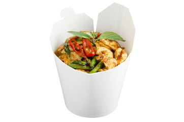 Chicken red curry to go