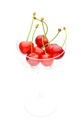 さくらんぼ　カクテルグラス
