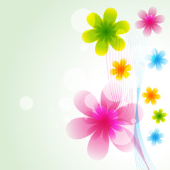 beautiful vector flower