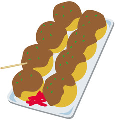 たこ焼き　（斜め）